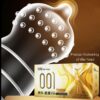 OLO ULTRA THIN CONDOM 0.01 Feeling Penis Sleeve Hyaluronic Acids Rubber latex Ejaculation Delay dotted Condoms intimate sex toy