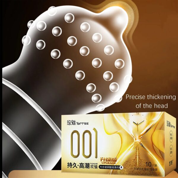 OLO ULTRA THIN CONDOM 0.01 Feeling Penis Sleeve Hyaluronic Acids Rubber latex Ejaculation Delay dotted Condoms intimate sex toy