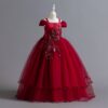 3271e9bf1f1742f9 Teen Girl Bridesmaid Dresses for Wedding 12 to 14 Yrs Formal Evening Prom Long Gown Flower Elegant Birthday Party Princess Dress
