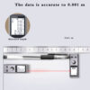 Mini Rangefinder Digital Tape Measure Laser Ruler USB Charge Aluminum Alloy Fuselage Measuring Distance: 30m/40m/50m
