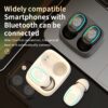 Wireless Bluetooth Touch Light Mini High Earplugs Anti Sweat HD Sound Quality Stereo Universal Headset