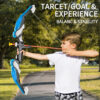 328bdb7ae564ebe7 Bow and Arrow Set, LED Light Up Archery Toys Set for Kids Ages 4-8 8-12, with 10 Suction Cup Arrows, Target & Quiver, Boys