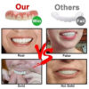 3299d9c96d2a7a27 Silicone false teeth cosmetic veneer men and women oral hygiene tools dentures veneers dental cosmetics