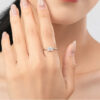 329a0387f7a8903c MODIAN 925 Sterling Silver Emerald Cut Rectangle CZ Ring Exquisite Simple Anniversary Gifts For Women Fine Wedding Jewelry
