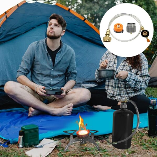 329a91b8452efe50 Gas Canister Refill Adapter 3Pcs/Set Propane Isobutane Butane Refill Adapter Portable Camping Stove Gas Canister Fill For Butane Camping Accessories