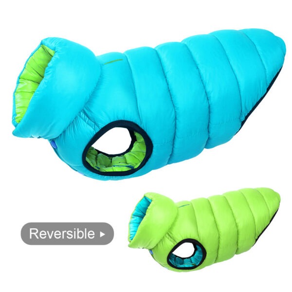 Warm Winter Dog Clothes Vest Reversible Jacket Coat 3 Layer Thick Pet Clothing Waterproof Outfit for Small Large Dogs