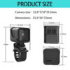 32cd5aa2426abd8b 1080p High-Definition Portable Sports Mini Camera With Hotspot WiFi Waterproof Camera, Motorcycle And Bicycle Driving Recorder