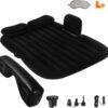 32ef096c8acbdfee Car Air Mattress Portable Car Bed Back Seat Camping Bed Inflatable Dog Bed for Car Universal SUV Camping Mattress with Car Air Pump 2 Pillows (Black)