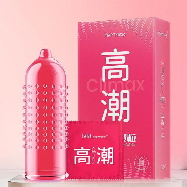 32f9109cadbbc3ee 10pcs Large Particles Condoms Sex Toys for Men Screw Thread Dotted Granular High Sensitivity Penis Sleeves with Spikes Sex Shop