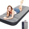 32fefeb65ca78420 SAYGOGO Camping Air Mattress Travel Bed Sleeping Pad - Leak Proof Inflatable Mattress with Thickened Surface Built-in Pillow Air Bed for Home Camping SUV Truck RV Tent(Updated)