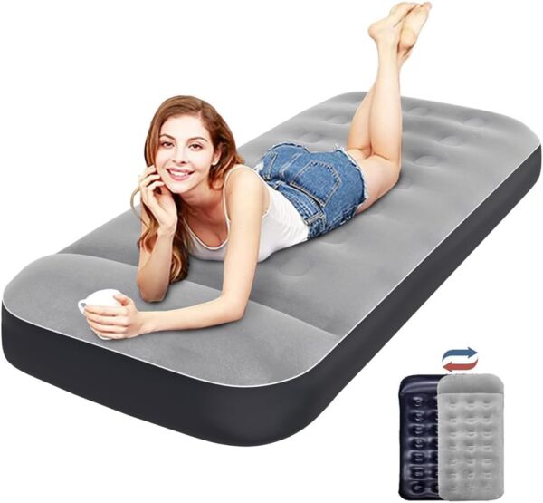 32fefeb65ca78420 SAYGOGO Camping Air Mattress Travel Bed Sleeping Pad - Leak Proof Inflatable Mattress with Thickened Surface Built-in Pillow Air Bed for Home Camping SUV Truck RV Tent(Updated)