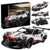 331f618ea74dd3a8 1580+Pcs 1:10 Assembled Building Blocks Compatible 42096 Electric Sports Car Model Remote Control with Lights DIY Birthday Gifts