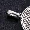 20/30/40mm Round D Color VVS Moissanite Pendant Sterling Sier Necklaces Iced Out Shining Passed Diamond Test Wholesale