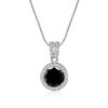 334951585a8f98cc Butterflykiss 1Carat Moissanite Diamond Pendant Necklaces For Women Sterling Sier Chain Iced Bling Wedding Jewelry