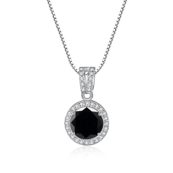 334951585a8f98cc Butterflykiss 1Carat Moissanite Diamond Pendant Necklaces For Women Sterling Sier Chain Iced Bling Wedding Jewelry