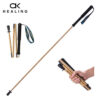 Bamboo Trekking Poles Carbon Fiber Hiking Portable 5-Section Foldable Outdoor Walking Sticks Walk Cane Climbing Equipment