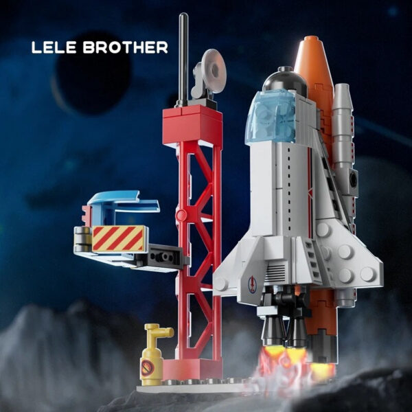 Spacecraft Model Assembg Toy Small Particle Building Blocks