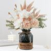 Faux Flowers in Vase,Artificial Flowers in Vase,Table Centerpieces for Dining Room,Flower Centerpieces for Tables,Fake Flowers with Vase,Kitchen Table Decor,Coffee Table Decor