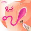 Powerful Bullet Vibrator Wireless Remote Control Vibrating Egg 10 Speeds G Spot Clitoris Stimulator Love Eggs Sex Toys for Women