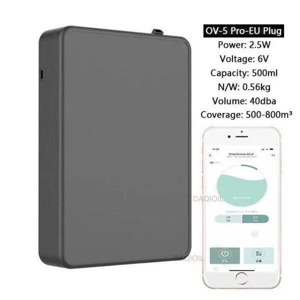 3377f97561b33c70 500ML Capacity Fragrance Diffuser Smart Scent Air Machine For Home Professional Waterless Essential Oil Diffuser Air Freshener