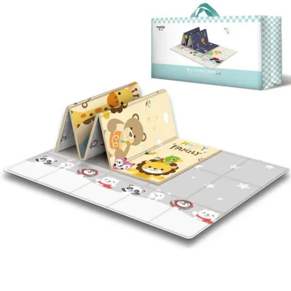 33898b6584049f2b New Waterproof Play Baby Room Decor Home Foldable Child Crawg Mat Double-sided Kid Rug Foam Carpet Game Playmat Gift