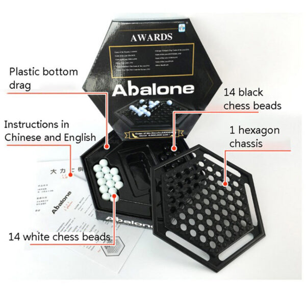 338f651ea27ebf5b Abalone Table Games Portable Chess Set Family Board Game For Children Kids