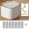 33a750f2c76d5812 Automatic Pets 3L Large Capacity Cats Fountain Mute Pump Cat Puppy Water Dispenser With Filter