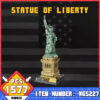 33a7e4230c8eb7bd WG5227 1577Pcs Bricks 1/ 1 World Architecture Liberty Statue Model Building Blocks/Plastic Toys For Kids Adult boys Gift