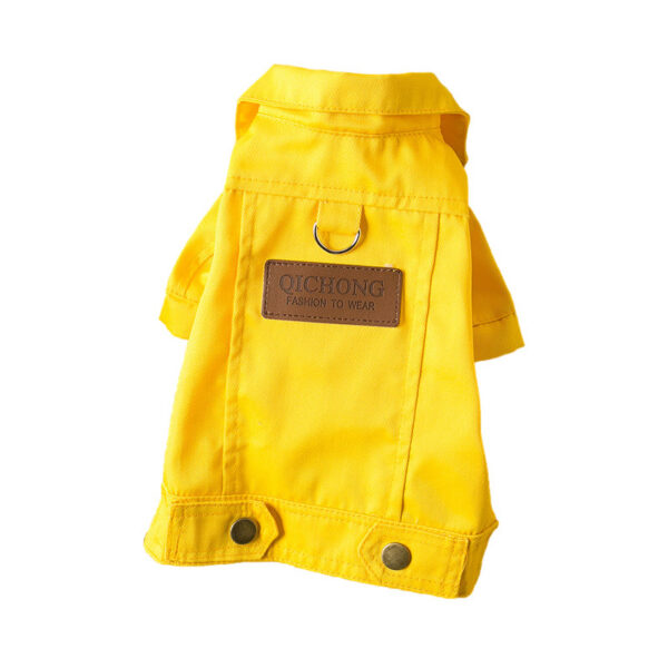 33baa07ec762c53a Pet Coat with D-Ring Spring Summer Dog Clothes for Small Medium Dogs Puppy Outfits Jacket Chihuahua Yorks Clothing