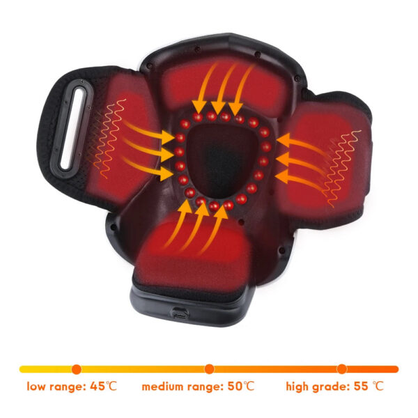 33c80a609a2aba2a Electric Infrared Heating Knee Massage Air Pressure& Vibration Physiotherapy Instrument Knee Massage Rehabilitation Pain Relief