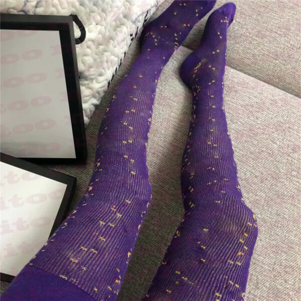 Letters Womens Leggings Tights Designer Socks Stockings Thicken Winter Keep Warm Pantyhose For Lady