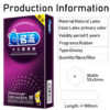 34072362f028ab2e OLO 10Pcs Oral Sex Condoms with Strawberry Taste Safe Sex Penis Sleeve Condom Intimate Goods Tongue Sex Lick Dick Toys for Adult
