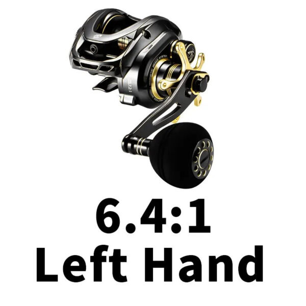 SOLOKING GKA300 Baitcasting Reel 9.5KG Drag 10 Bearing 6.4 Gear Ratio Drag Clicker Single Power Handle Fishing Reel Baitcaster