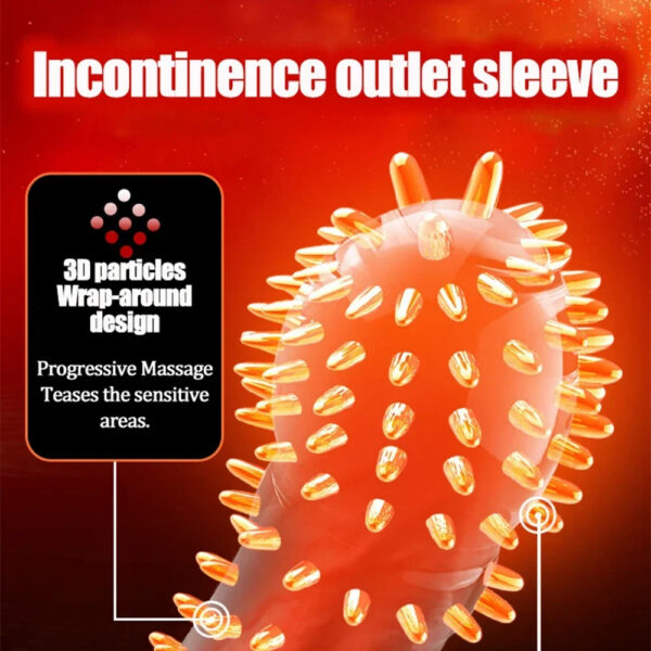 3452848a60d2ee12 Spike Condoms Penis Extension Sleeves Sex Toys for Men Delay Ejaculation Reusable Condoms Enlargement Sperm Lock Cock Ring