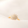 3465d40ea5da5b16 Yellow 1.5 Carats for Women Engagement Bizuteria Anillos Gemstone 14K Gold and Diamond Wedding Ring