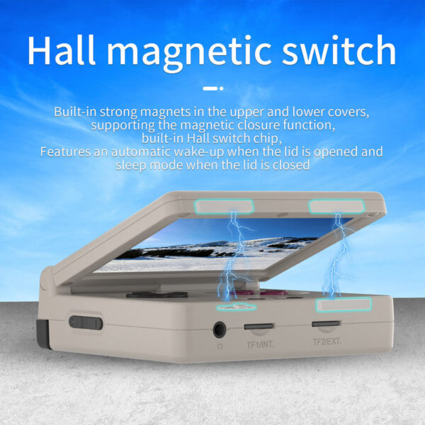 34758ade466833d3 ANBERNIC RG35XXSP Retro Flip Handheld Console 3.5" IPS Screen ux H700 Video Game Player Support Streaming WIFI Bluetooth