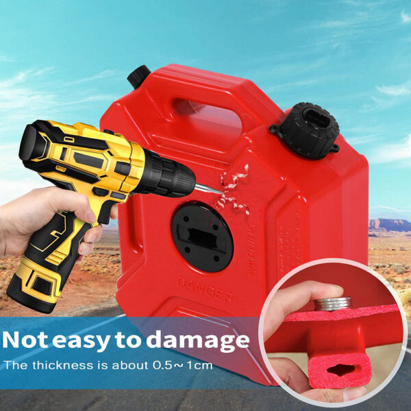 347b39abe30c34e6 3/5L Accessories Petrol Cans Barrels Gas Spare Container Anti-static Jerry Fuel Tank Mororcycle Can