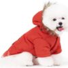 3485609bf761182f Cat Dog Doggie Down Jacket Hoodie Coat Pet Clothes Warm Clothing for Small Dogs Winter Black L