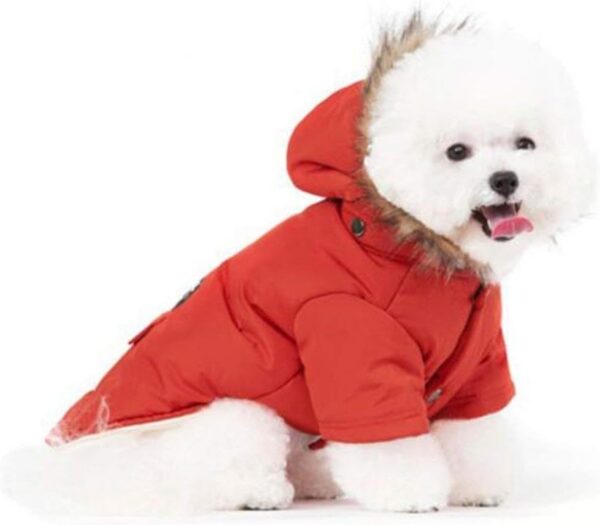 3485609bf761182f Cat Dog Doggie Down Jacket Hoodie Coat Pet Clothes Warm Clothing for Small Dogs Winter Black L