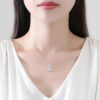 349ff783972656f8 SP-LAM 2PCS Moissanite 5mm And 6.5mm 1.5CT D Color Diamond Gemstone Pendant Sterling Sier Chain Necklace Women Jewelry