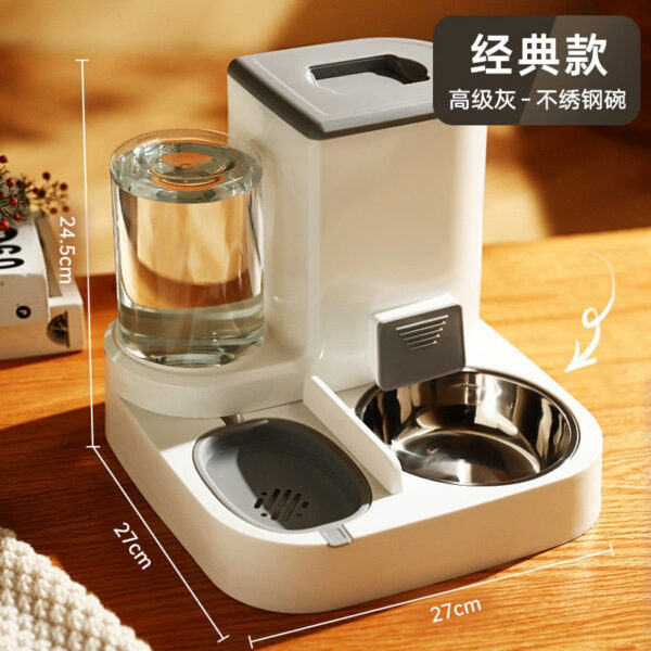 Automatic and Feeding Device, Dog Basin, 2-in-1 Water Dispenser, Cat Bowl, Pet Supplies