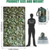 PE Emergency Camouflage Waterproof Portable Survival 120x200cm Sleeping Bag for Outdoor Camping Hiking Adventure