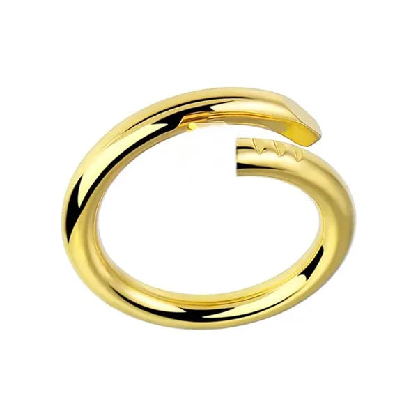 34c031c1a39e132d Love rings for women diamond designer ring finger nail jewelry fashion classic titanium steel band gold sier rose color Size 5-10