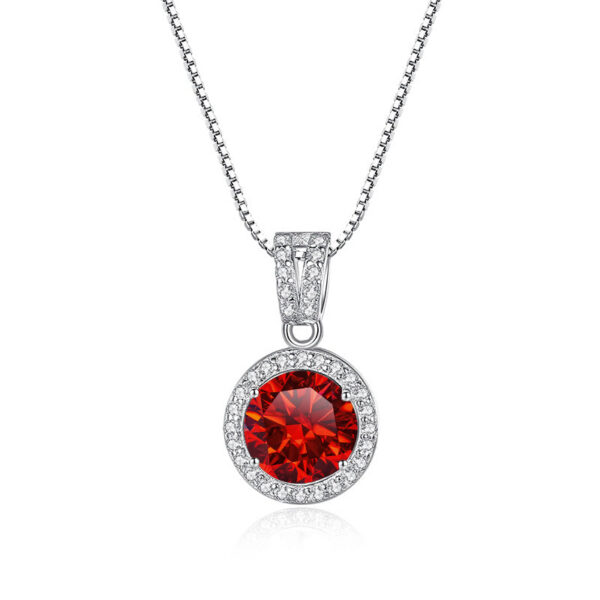 34c2ddecc87a50df Butterflykiss 1Carat Moissanite Diamond Pendant Necklaces For Women Sterling Sier Chain Iced Bling Wedding Jewelry
