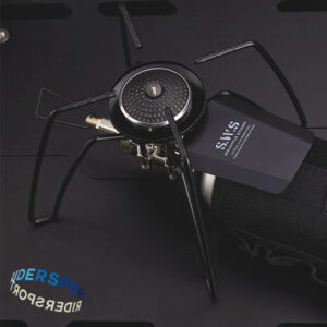 Black Spider Folding Card Tableware Kitchenware Camping Barbecue Gas Stove