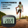 ThreeH Track Steps Multifunctional Portable Sports Pedometer Step Distance Calories Counter Fiess Tracker Time Display
