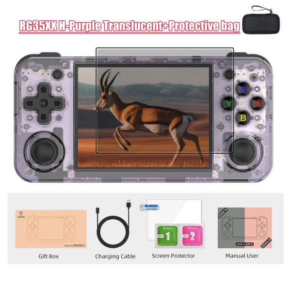 ANBERNIC RG35XX H 64Bit and-held Consoles For Playing Video Games 3.5-inch IPS 640*480 Screen Retro Game Player 3300 mAh Battery