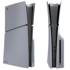Limited Edition Grey Custom Replacement Faceplates with Skin &30th Anniversary Sticker ABS Cover Shell For PS5 Slim Console