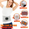 Inflatable Belt Red Light Heating Vibration Massage Airbag Support Back Relief Waist Support Belt Abdomen Pain Relief Tools