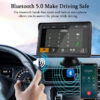 352365ba2886f460 Hippcron CarPlay Android Auto Car Radio Multimedia Video Player 7inch Portable Touch Screen With USB AUX For Rear View Camera
